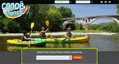 Desktop Screenshot of canoe-france.com